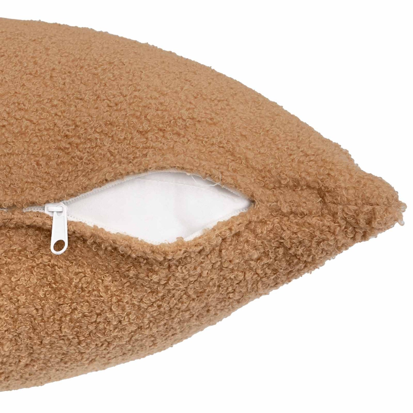 Pudebetræk 2 pcs HEERLEN Beige 40 x 40 cm Bouclé