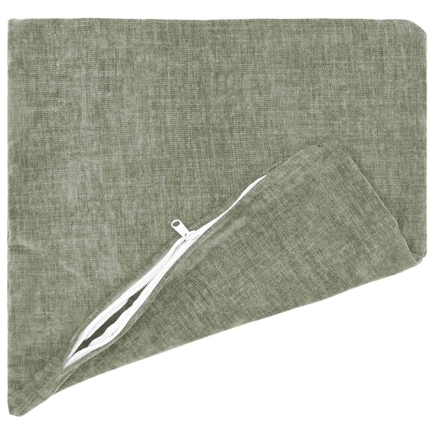 Pudebetræk 2 stk. HEERLEN Grøn 40 x 40 cm Chenille Stof