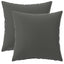 Pudebetræk 2 pcs HEERLEN Antracit 40 x 40 cm Polyester