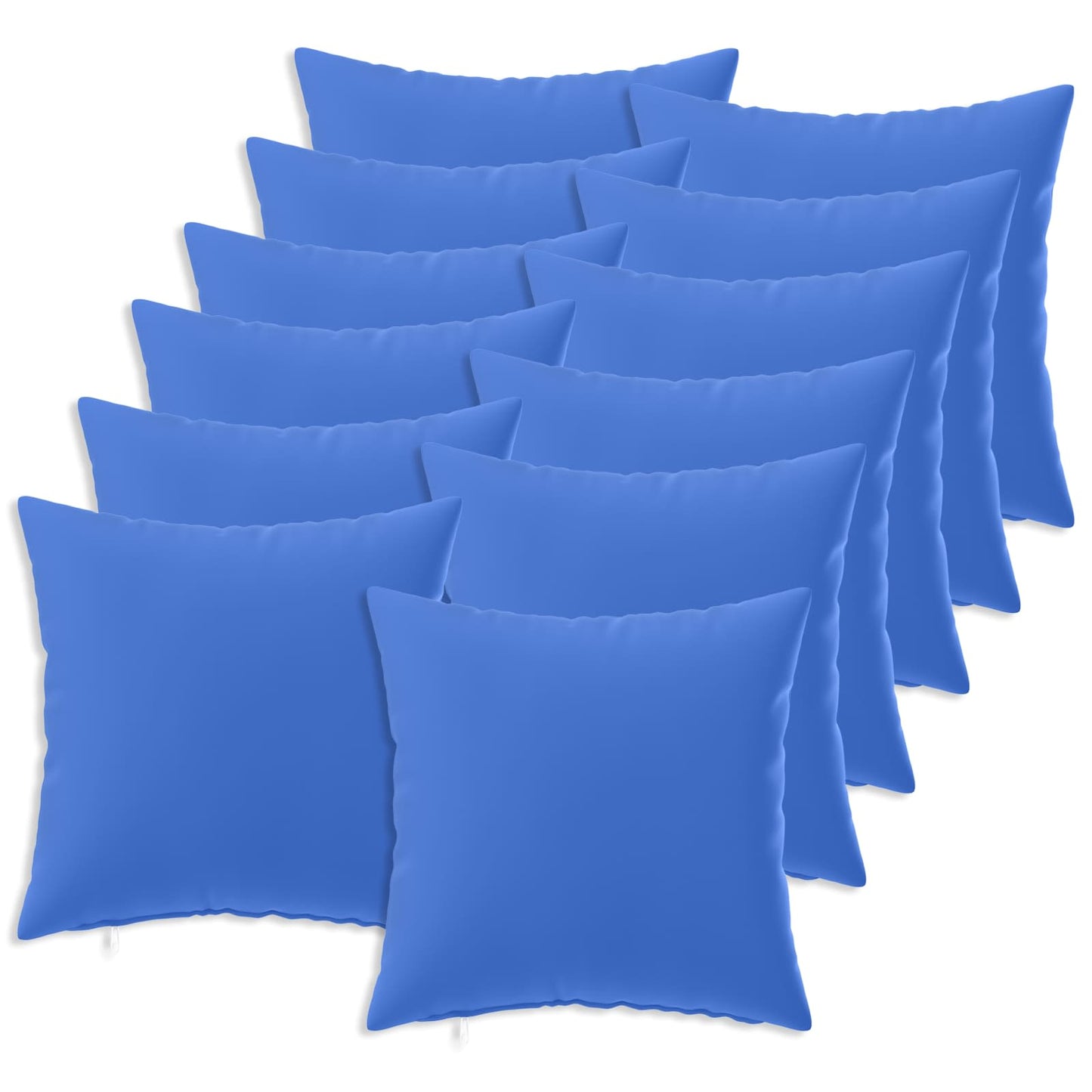 Pudebetræk 12 pcs HEERLEN Kongelig blå 40 x 40 cm Polyester