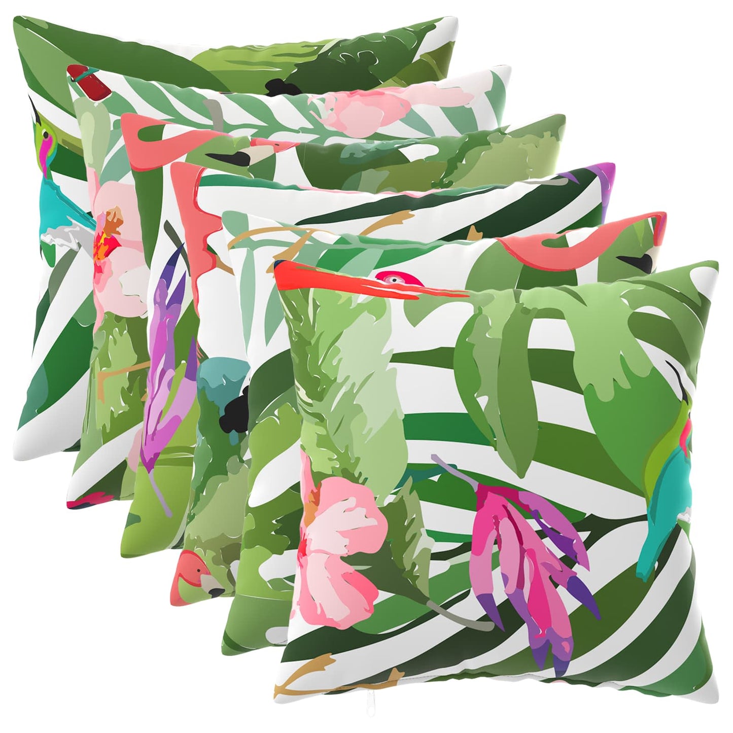 Pudebetræk 6 pcs HEERLEN Flerfarvet 40 x 40 cm Polyester