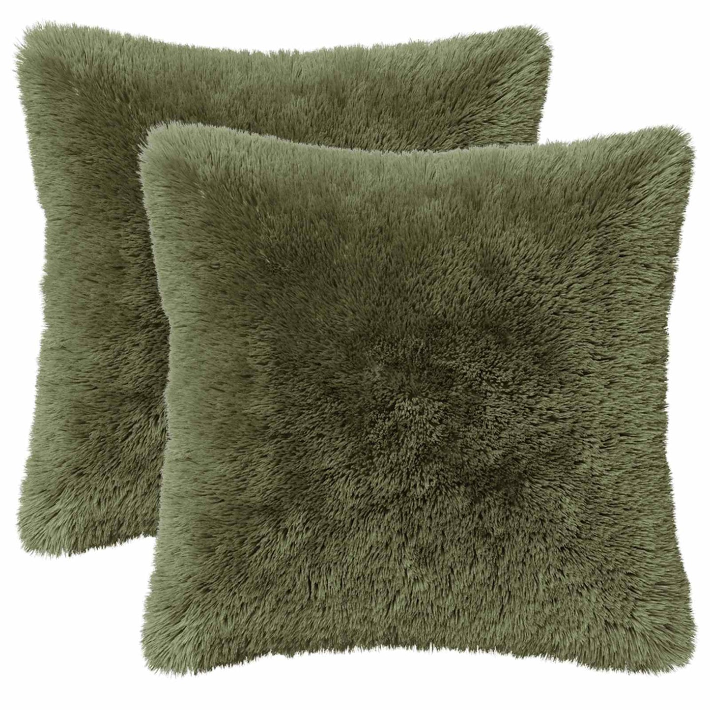 Pudebetræk 2 pcs HEERLEN Grøn 40 x 40 cm PV Fleece