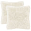 Pudebetræk 2 pcs HEERLEN Hvid 40 x 40 cm PV Fleece