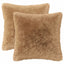 Pudebetræk 2 pcs HEERLEN Gråbrun 40 x 40 cm PV Fleece