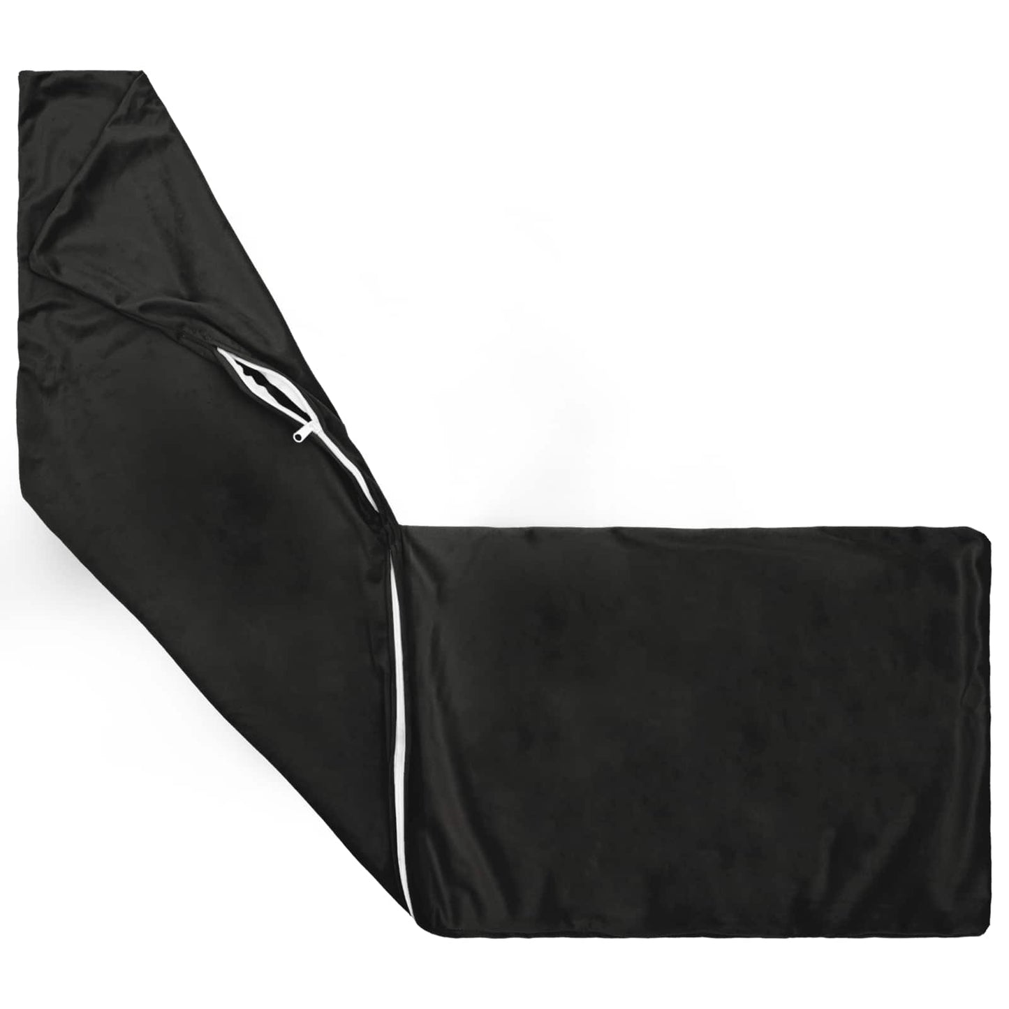 Pudebetræk HEERLEN Sort 40 x 145 cm Fløjl