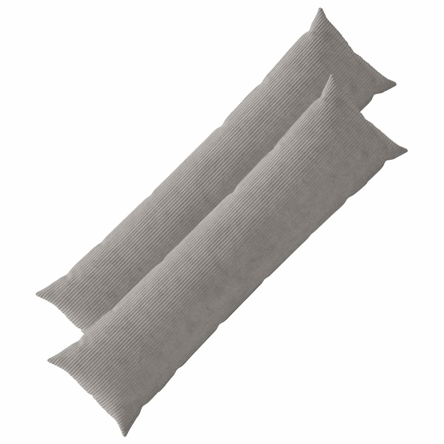 Pudebetræk 2 pcs HEERLEN Lysegrå 40 x 145 cm cordfløjl
