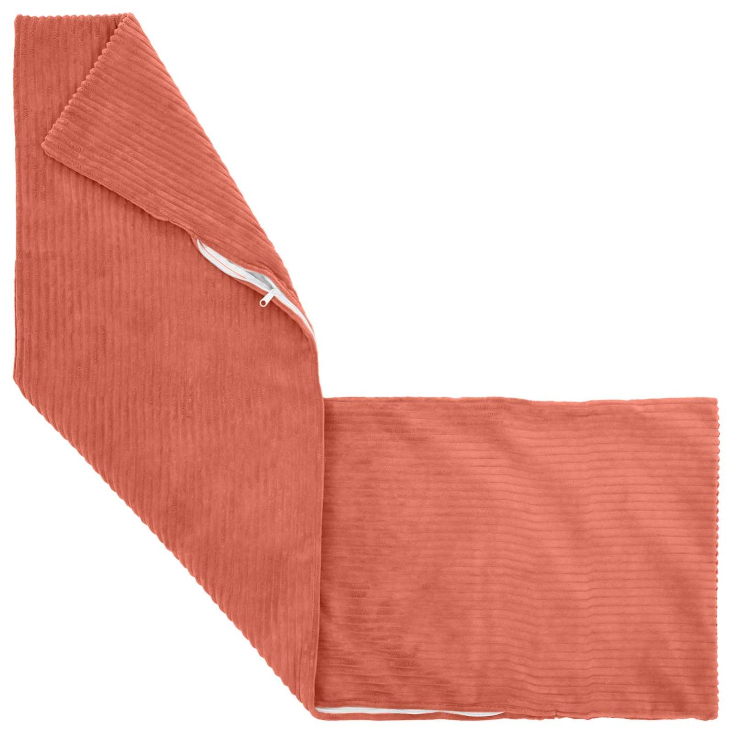 Pudebetræk HEERLEN Rød orange 40 x 145 cm cordfløjl