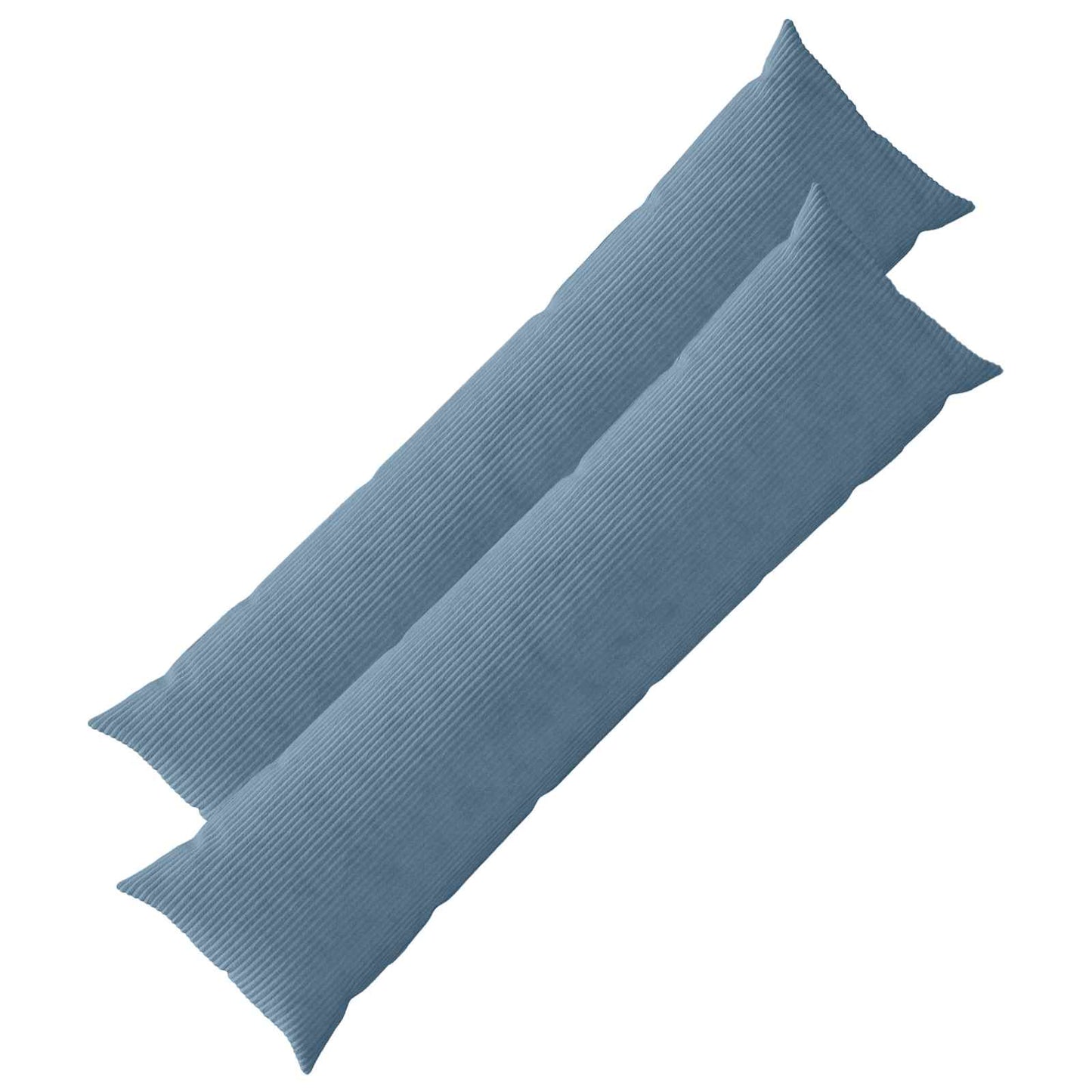 Pudebetræk 2 pcs HEERLEN Blå 40 x 145 cm cordfløjl