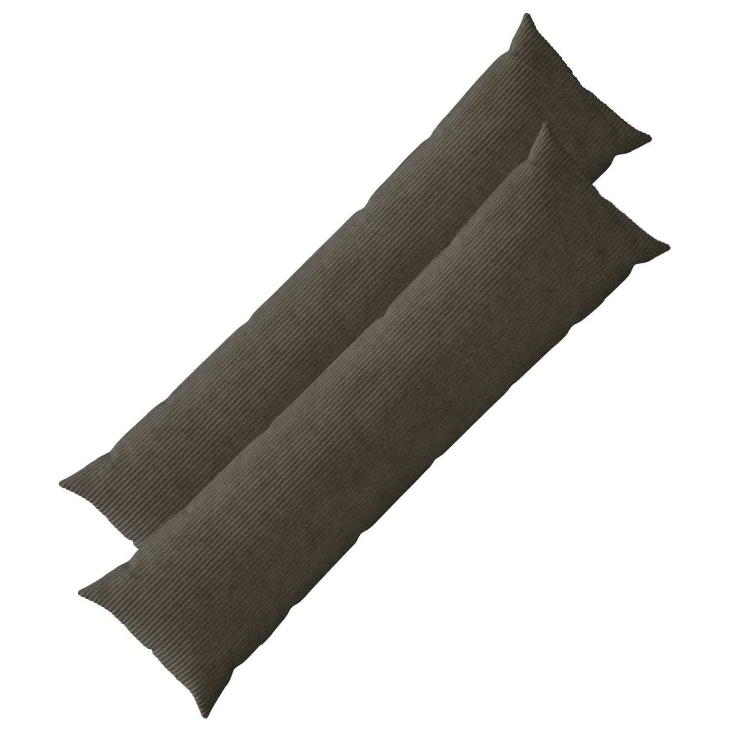 Pudebetræk 2 pcs HEERLEN Antracit 40 x 145 cm cordfløjl