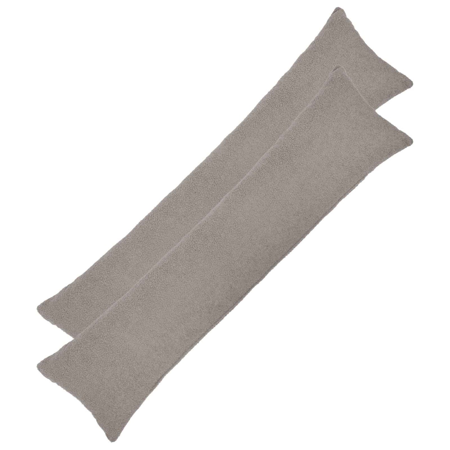 Pudebetræk 2 pcs HEERLEN Lysegrå 40 x 145 cm Bouclé