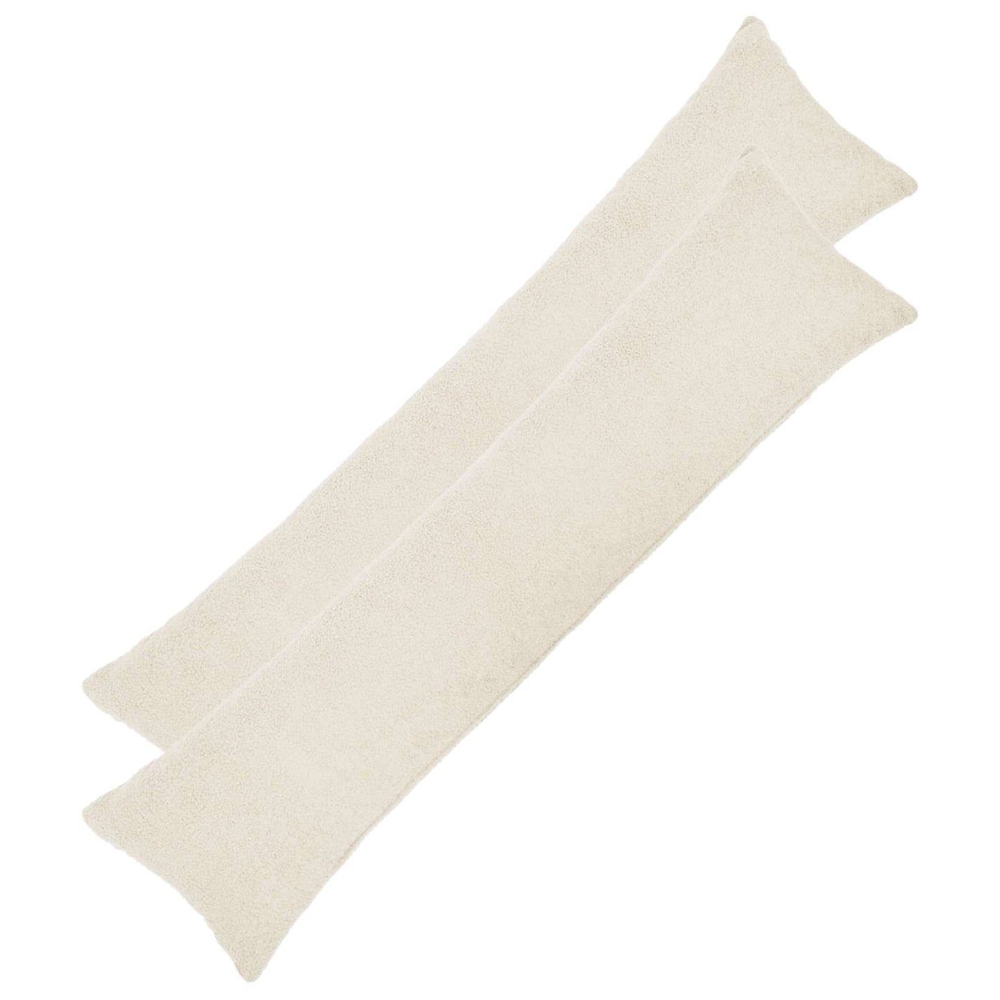 Pudebetræk 2 pcs HEERLEN Cremefarvet 40 x 145 cm Bouclé