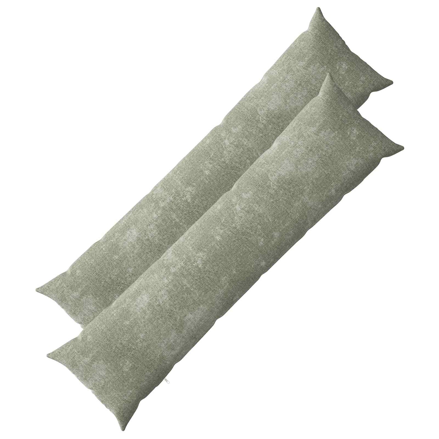 Pudebetræk 2 stk. HEERLEN Grøn 40 x 145 cm Chenille Stof