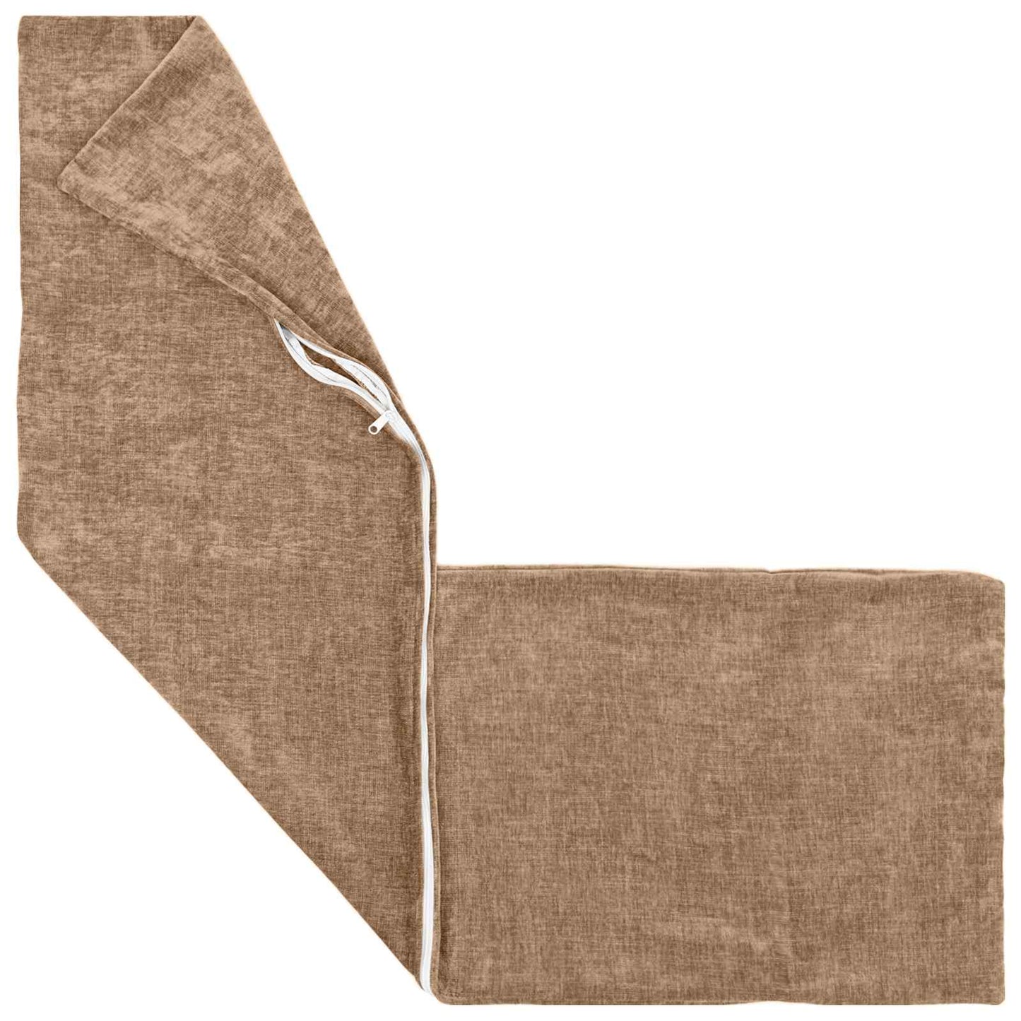 Pudebetræk 2 stk. HEERLEN Brun 40 x 145 cm Chenille Stof