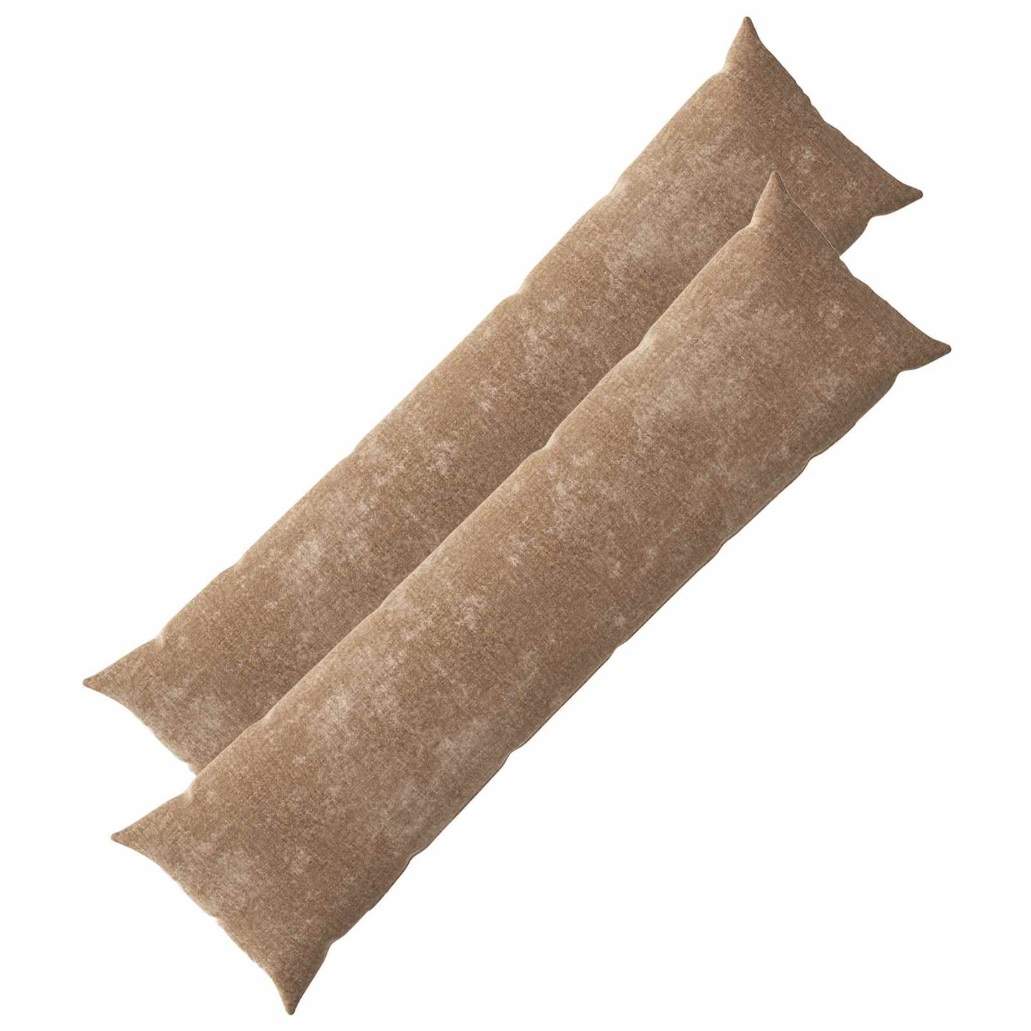 Pudebetræk 2 stk. HEERLEN Brun 40 x 145 cm Chenille Stof
