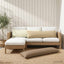 Pudebetræk HEERLEN Cremefarvet 40 x 145 cm Polyester