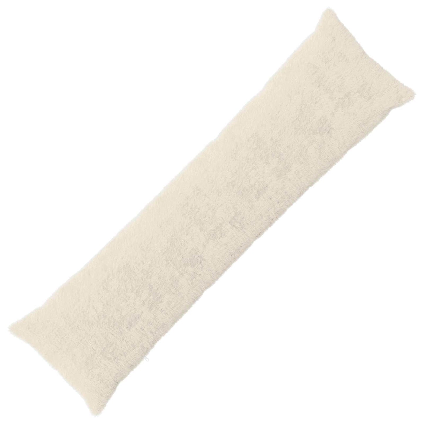 Pudebetræk HEERLEN Hvid 40 x 145 cm Faux Kanin Pels