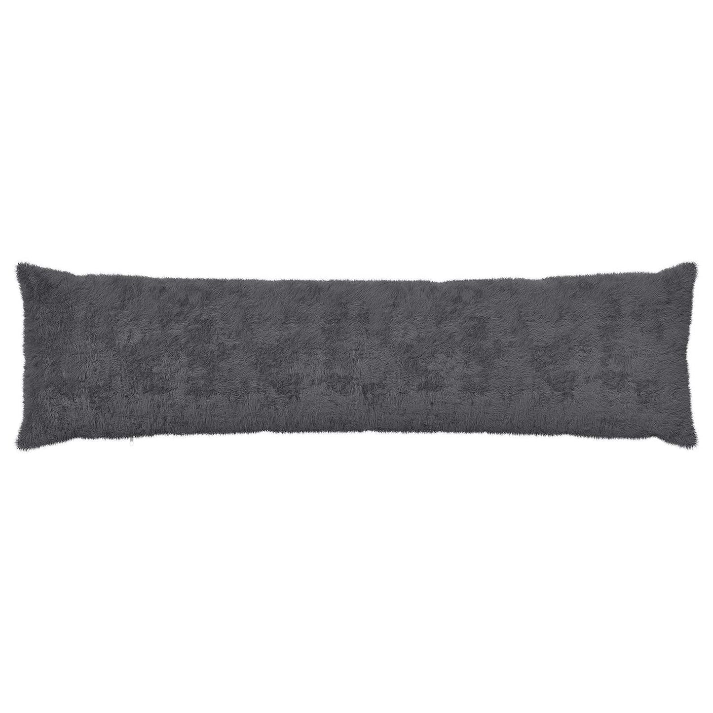Pudebetræk HEERLEN Mørkegrå 40 x 145 cm Faux Kanin Pels