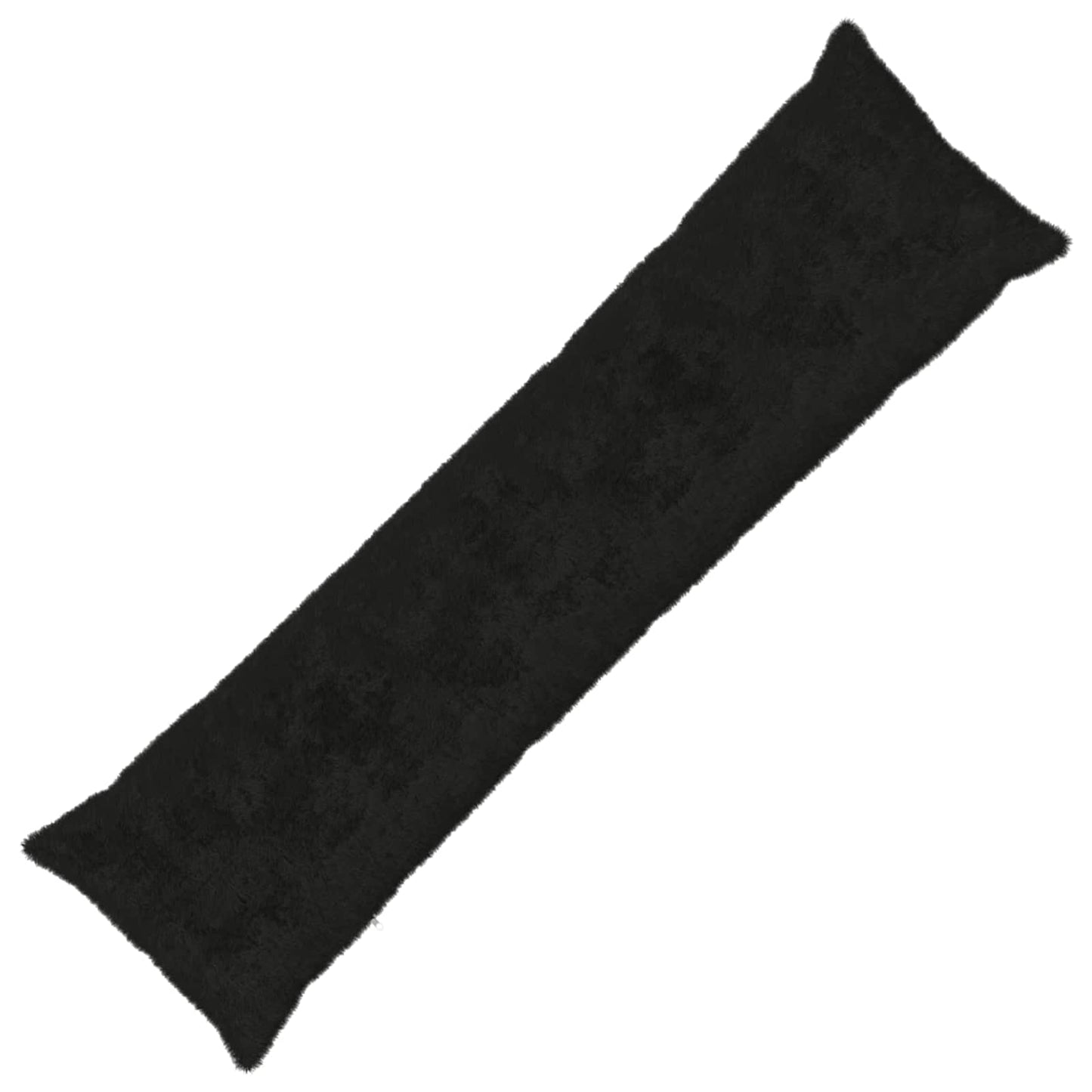 Pudebetræk HEERLEN Sort 40 x 145 cm Faux Kanin Pels