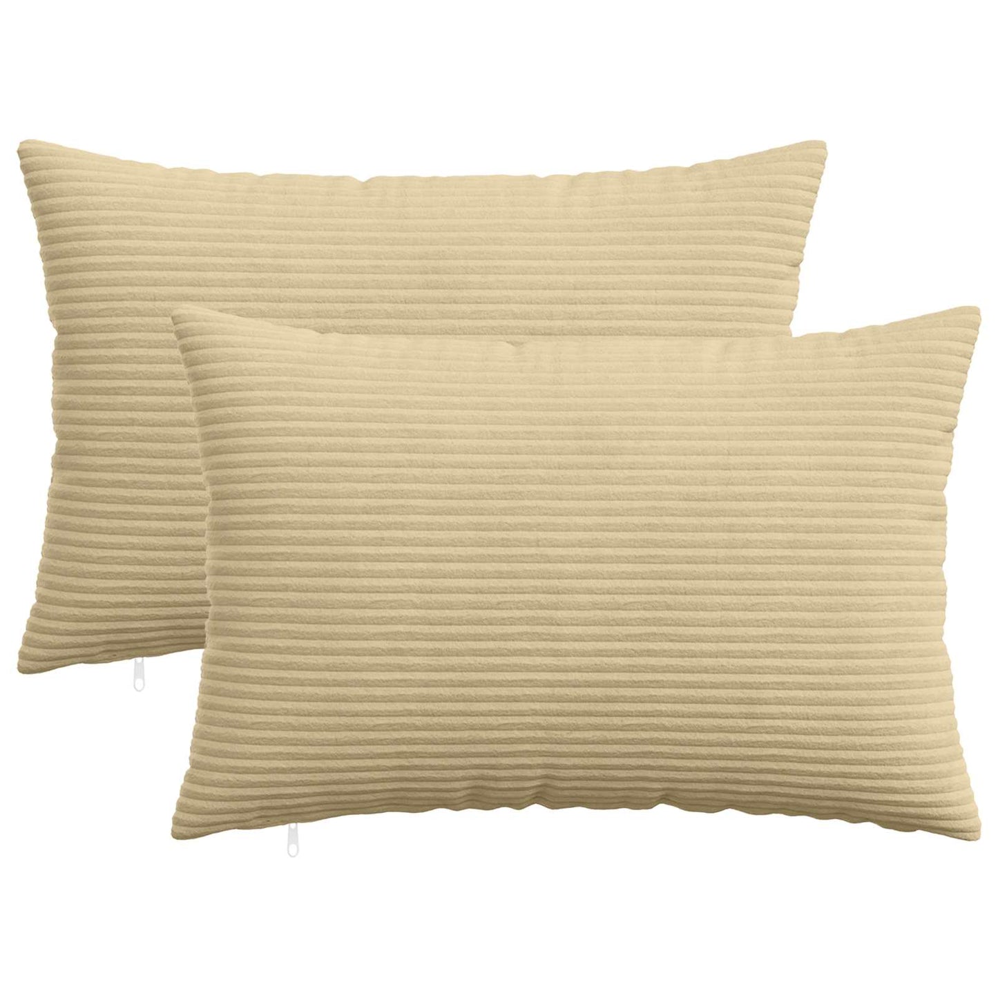 Pudebetræk 2 pcs HEERLEN Grøn Grå 40 x 60 cm cordfløjl