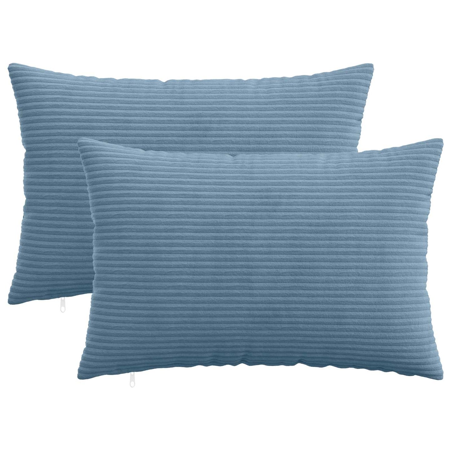Pudebetræk 2 pcs HEERLEN Blå 40 x 60 cm cordfløjl
