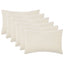Pudebetræk 6 pcs HEERLEN Cremefarvet 40 x 60 cm Bouclé