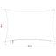 Pudebetræk 6 pcs HEERLEN Cremefarvet 40 x 60 cm Bouclé