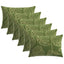 Pudebetræk 6 pcs HEERLEN Bladdesign 40 x 60 cm Polyester