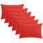 Pudebetræk 6 pcs HEERLEN Rød 40 x 60 cm Polyester