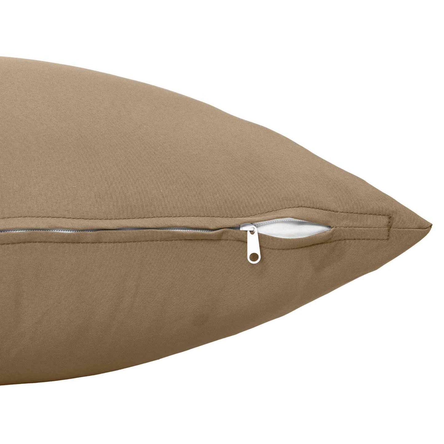 Pudebetræk 2 stk. HEERLEN Gråbrun 40 x 60 cm Polyester
