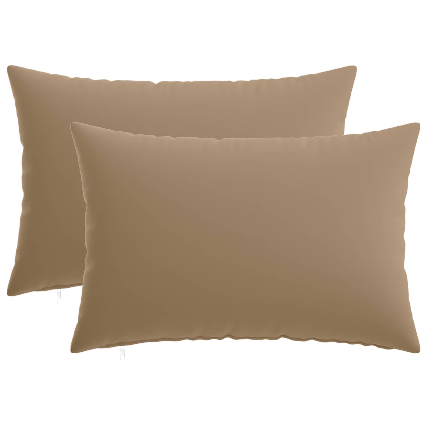 Pudebetræk 2 stk. HEERLEN Gråbrun 40 x 60 cm Polyester