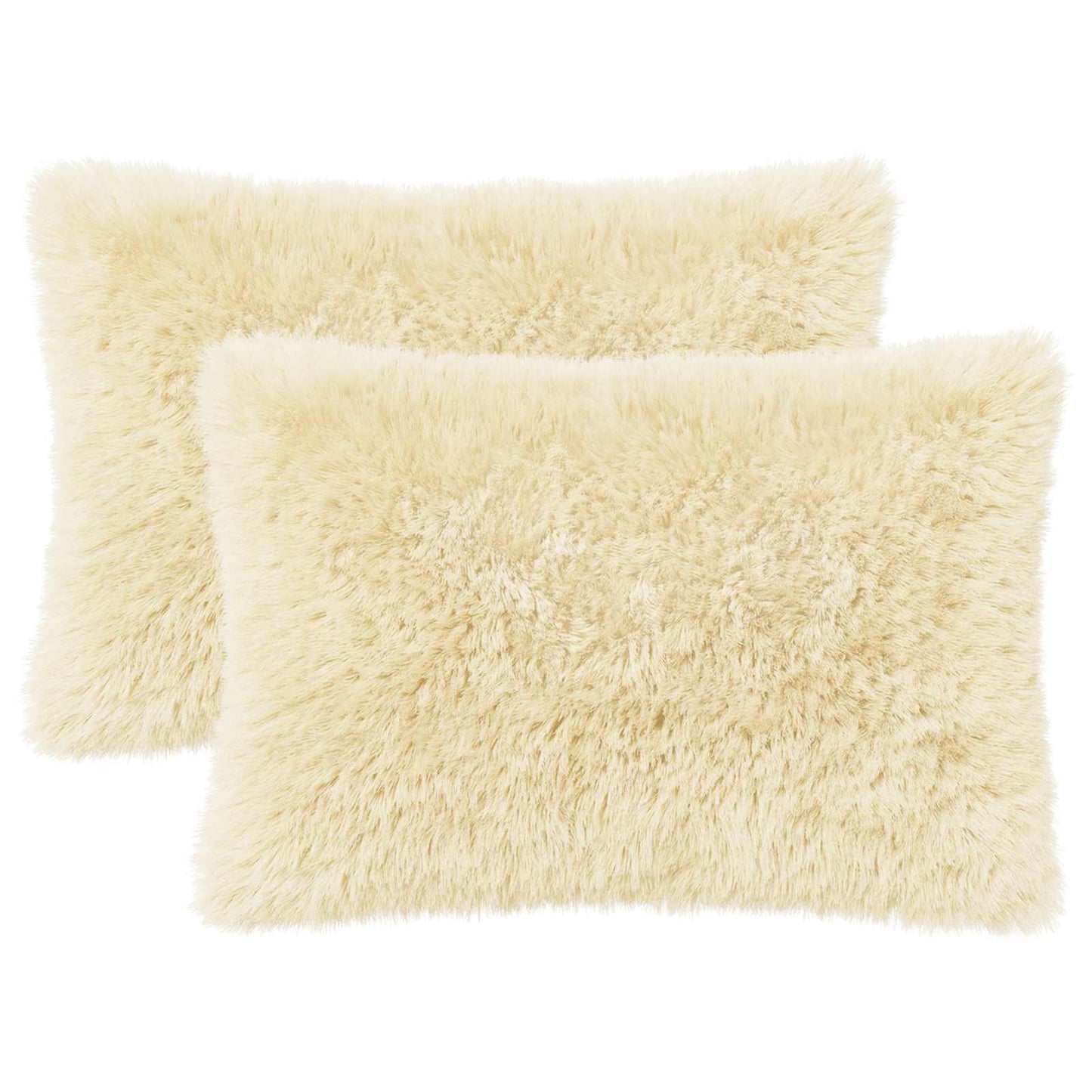 Pudebetræk 2 pcs HEERLEN Cremefarvet 40 x 60 cm PV Fleece