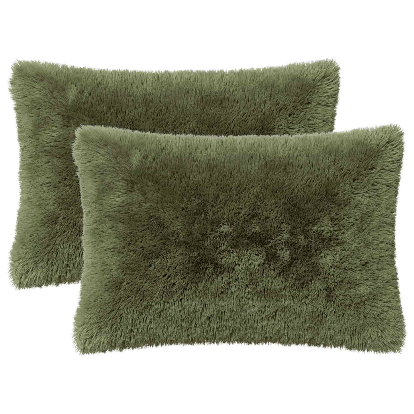 Pudebetræk 2 pcs HEERLEN Grøn 40 x 60 cm PV Fleece