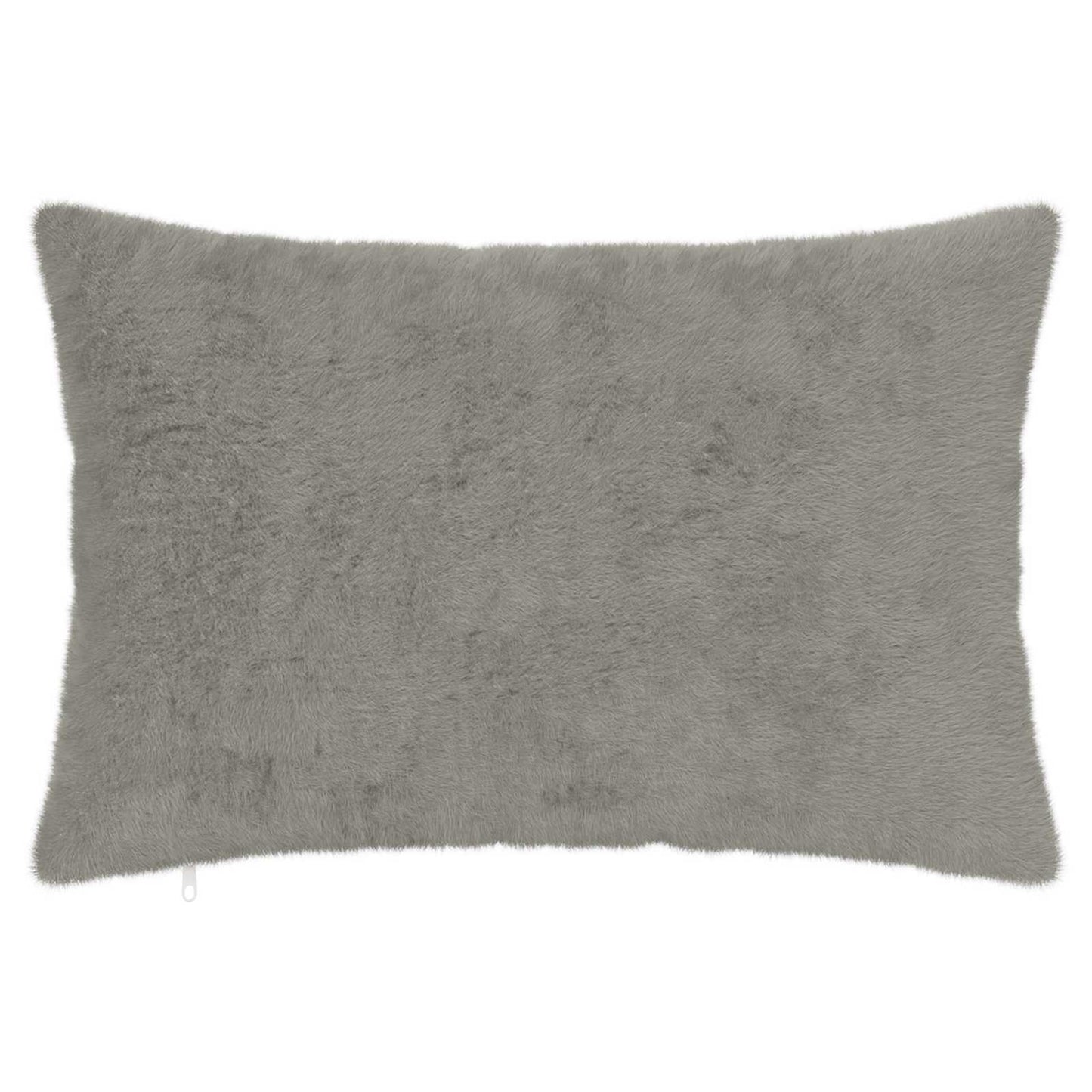 Pudebetræk 2 stk. HEERLEN Lysegrå 40 x 60 cm Faux Kanin Pels