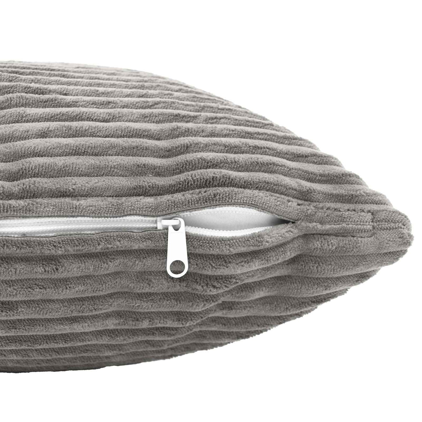 Pudebetræk 2 pcs HEERLEN Lysegrå 40 x 70 cm cordfløjl