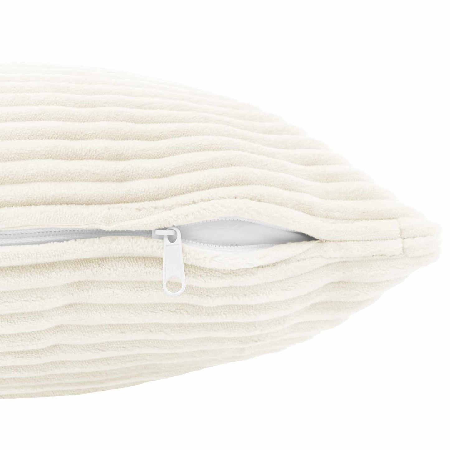 Pudebetræk 2 pcs HEERLEN Cremefarvet 40 x 70 cm cordfløjl
