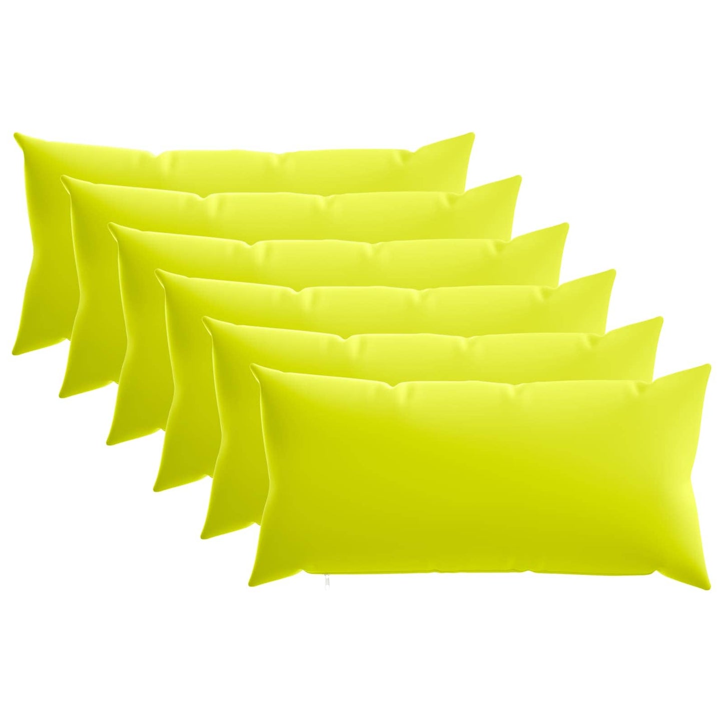 Pudebetræk 6 pcs HEERLEN Lys grøn 40 x 70 cm Polyester