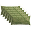 Pudebetræk 6 pcs HEERLEN Bladdesign 40 x 70 cm Polyester