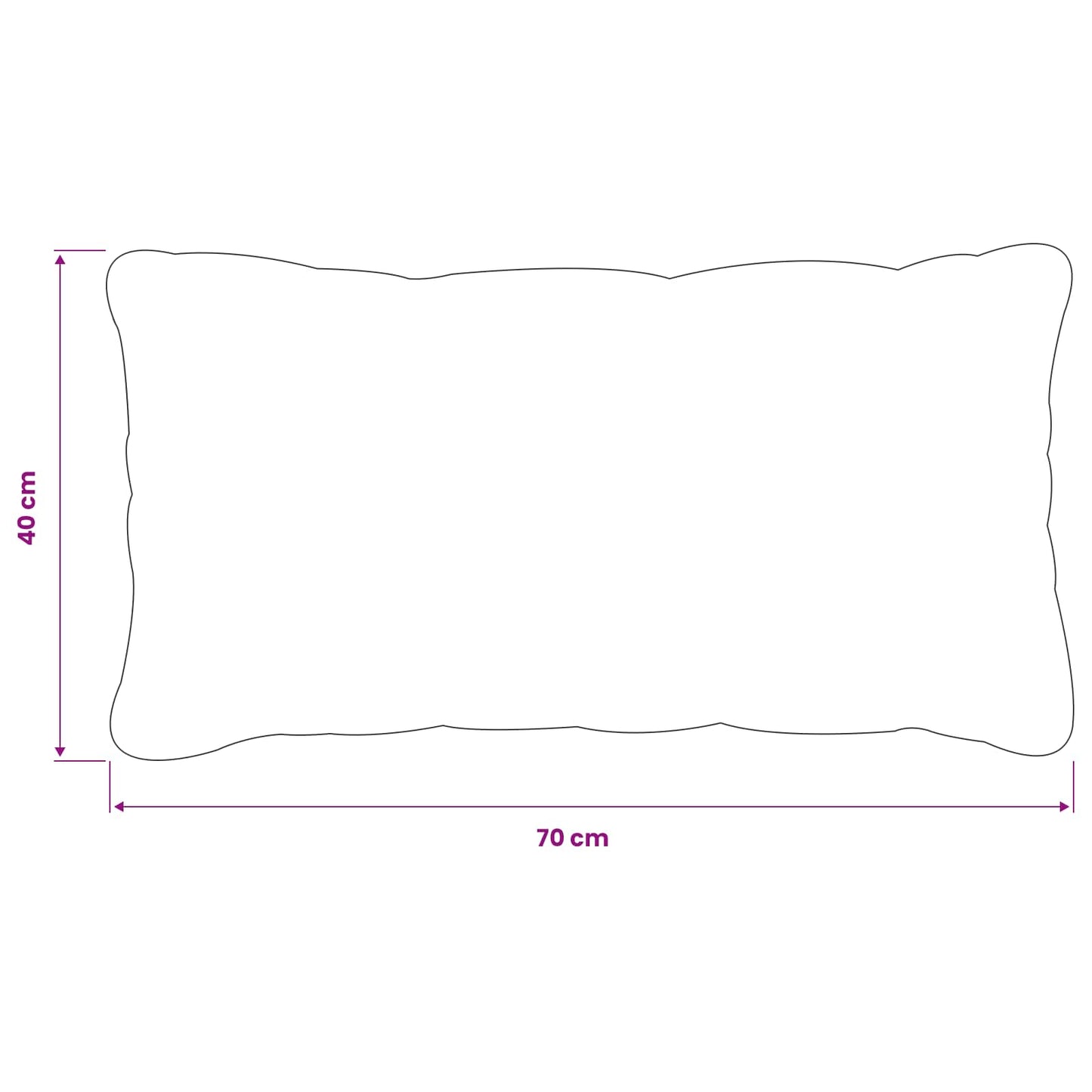 Pudebetræk 6 pcs HEERLEN Gråbrun 40 x 70 cm PV Fleece