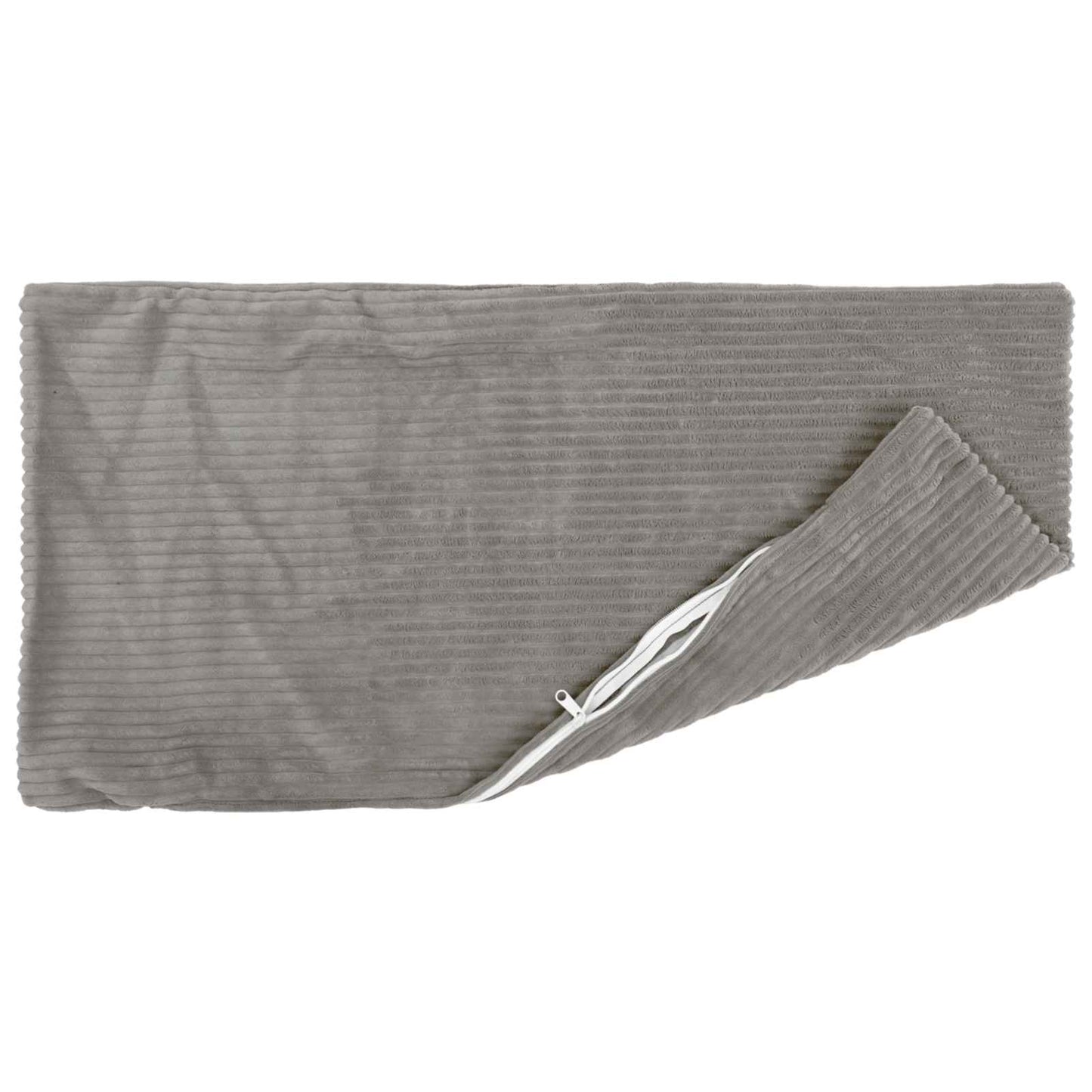 Pudebetræk 6 pcs HEERLEN Lysegrå 40 x 80 cm cordfløjl