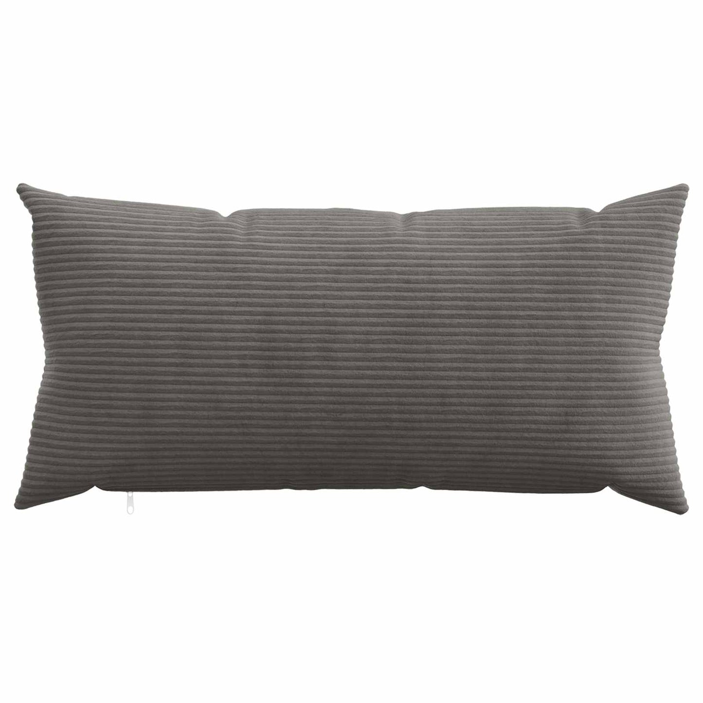 Pudebetræk 2 pcs HEERLEN Mørkegrå 40 x 80 cm cordfløjl