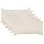 Pudebetræk 6 pcs HEERLEN Cremefarvet 40 x 80 cm Bouclé