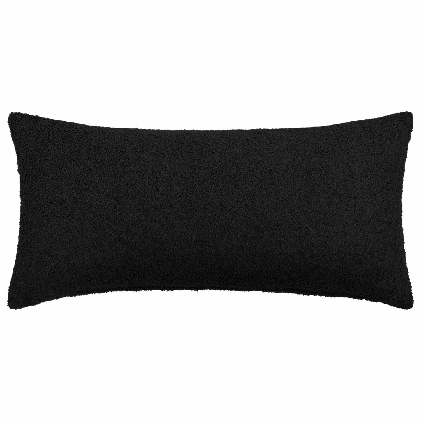 Pudebetræk 12 pcs HEERLEN Sort 40 x 80 cm Bouclé