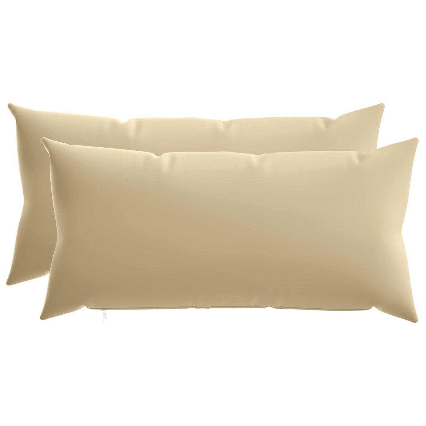 Pudebetræk 2 pcs HEERLEN Beige 40 x 80 cm Polyester