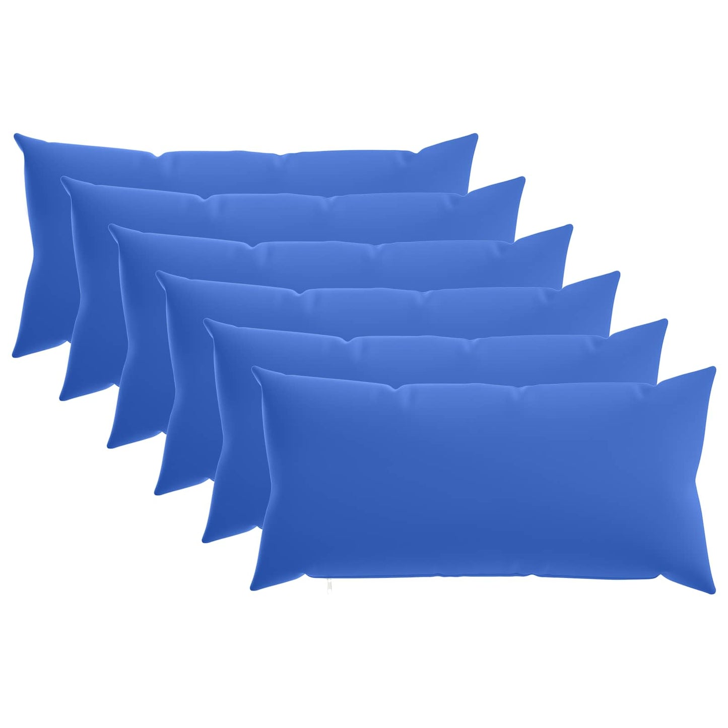 Pudebetræk 6 pcs HEERLEN Kongelig blå 40 x 80 cm Polyester