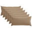 Pudebetræk 6 stk. HEERLEN Gråbrun 40 x 80 cm Polyester