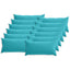 Pudebetræk 12 pcs HEERLEN Turkis 40 x 80 cm Polyester