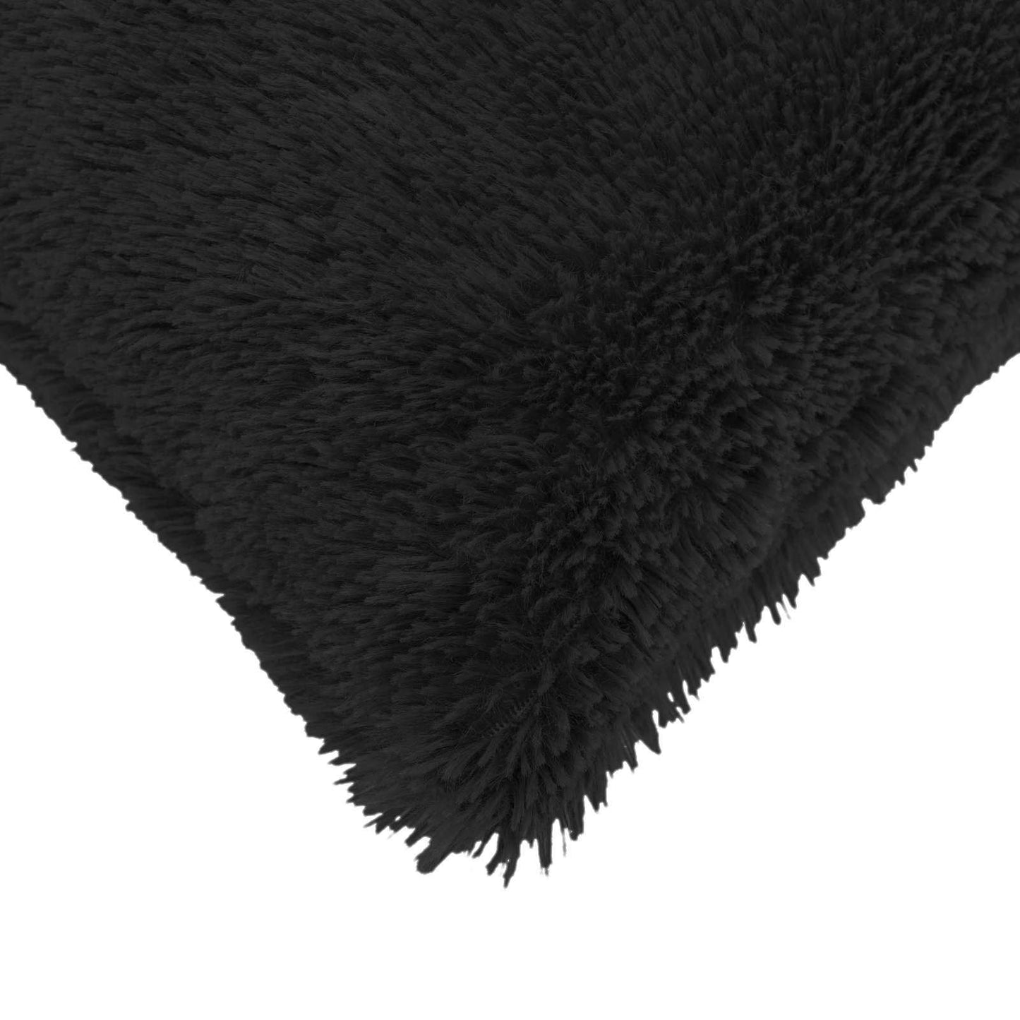 Pudebetræk 2 pcs HEERLEN Sort 40 x 80 cm PV Fleece