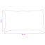 Pudebetræk 2 pcs HEERLEN Sort 40 x 80 cm PV Fleece