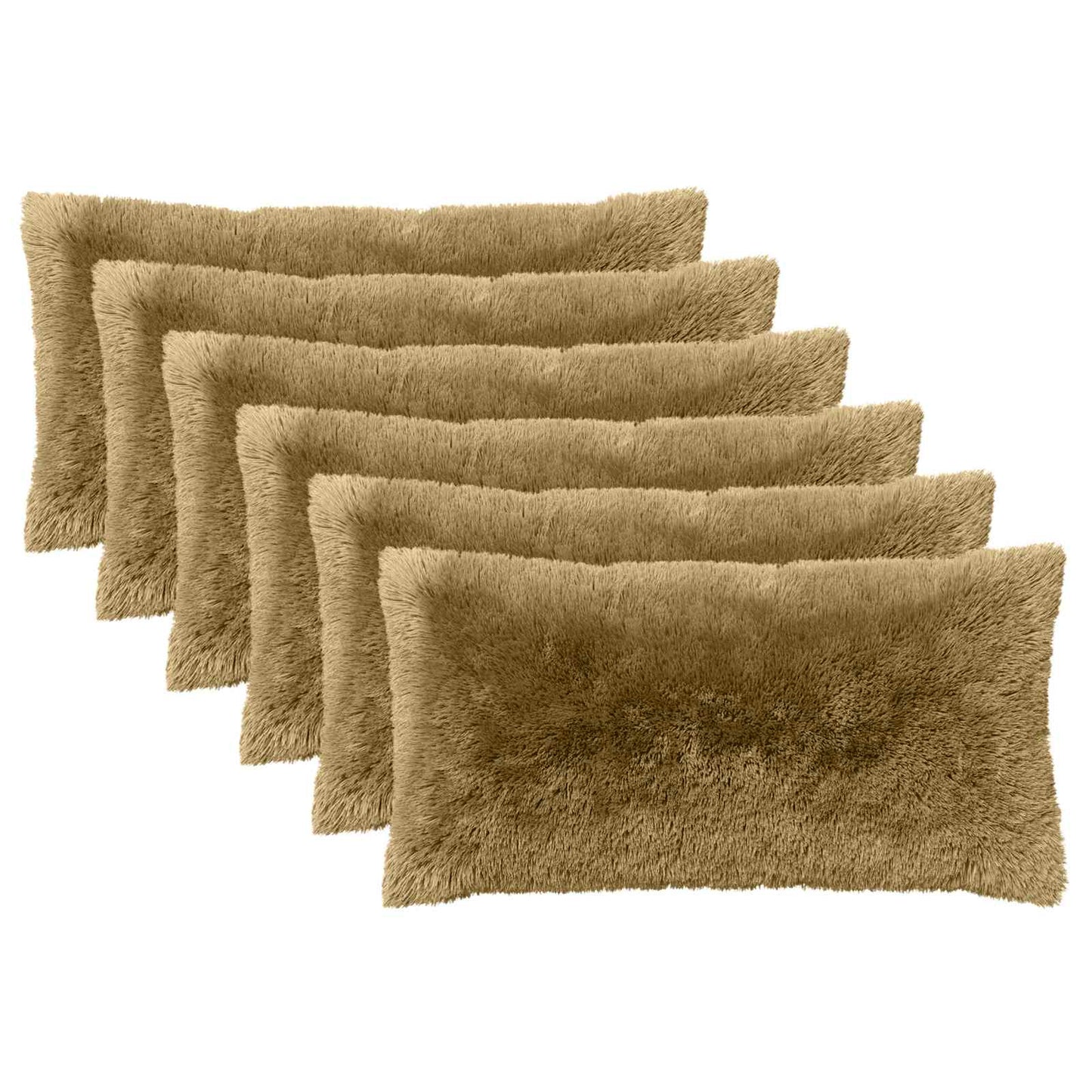 Pudebetræk 6 pcs HEERLEN Lys grøn 40 x 80 cm PV Fleece