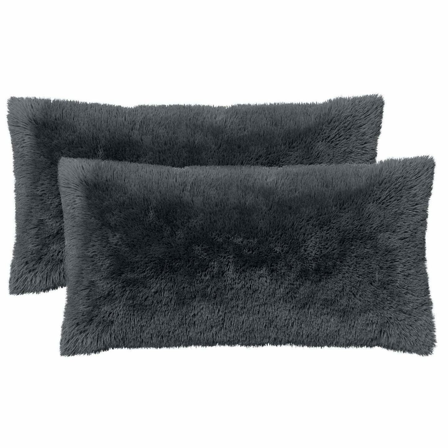Pudebetræk 2 pcs HEERLEN Antracit 40 x 80 cm PV Fleece
